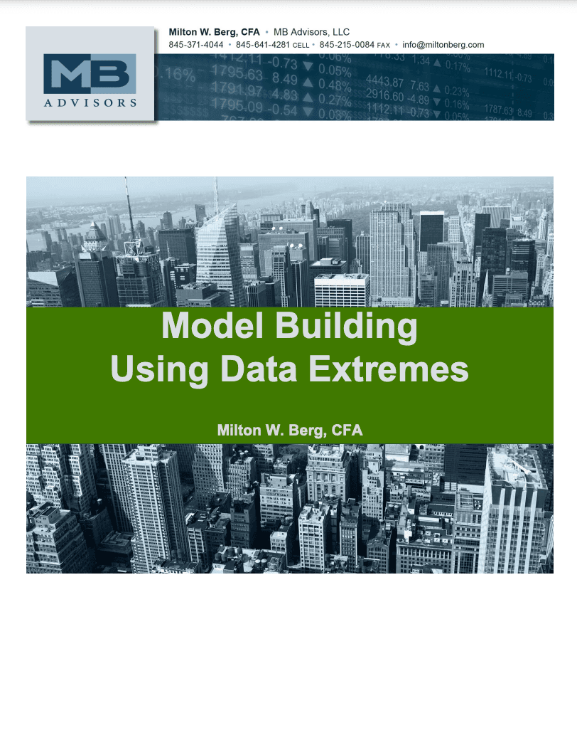 Model Building Using Data Extremes — report cover